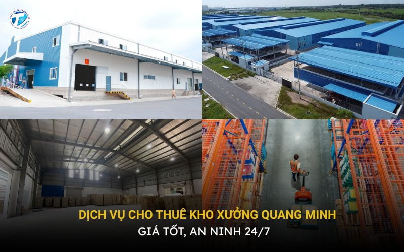Dịch Vụ Cho Thuê Kho Xưởng Quang Minh Giá Tốt, An Ninh 24/7